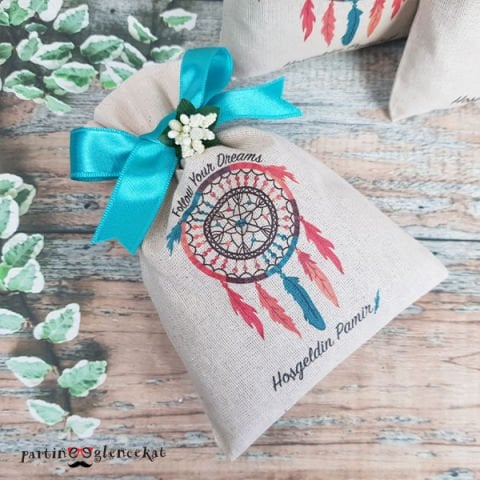 Dream Catcher Konsept Baskılı Lavanta Kesesi