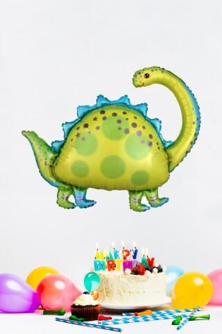 Uzun Boyunlu Dinazor Folyo Balon Argentinosaurus Dinozor Balon 73cm