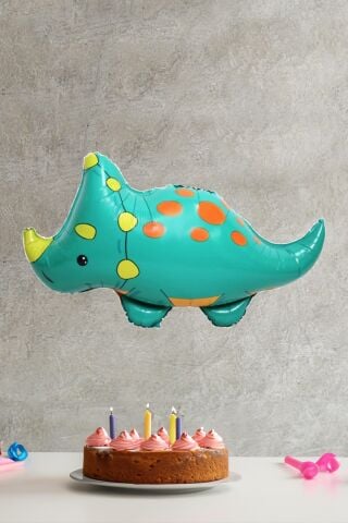 Yeşil Gergedan Folyo Balon