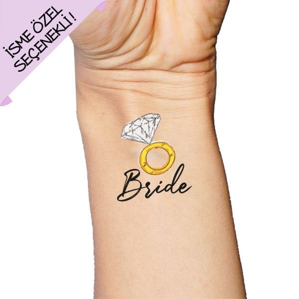 Tektaş Bride İsme Özel Dövme