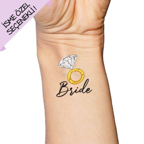 Tektaş Bride İsme Özel Dövme
