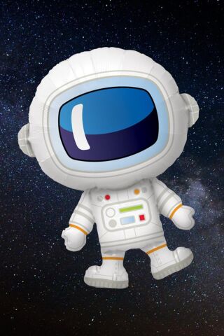 Astronot Konsept Doğum Günü Balonu Büyük Astronot Balon