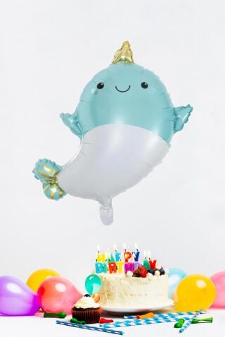 Yunus Folyo Balon Açık Mavi