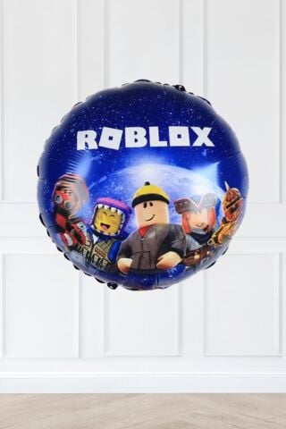 Roblox Yuvarlak Folyo Balon Mavi