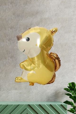 Sincap Şeklinde Folyo Balon Woodland Konsept Doğum Günü Balonları