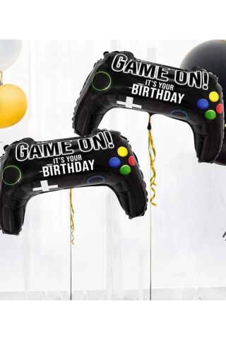 Oyun Konsolu Şeklinde Büyük Boy Folyo Balon Doğum Günü Balonu