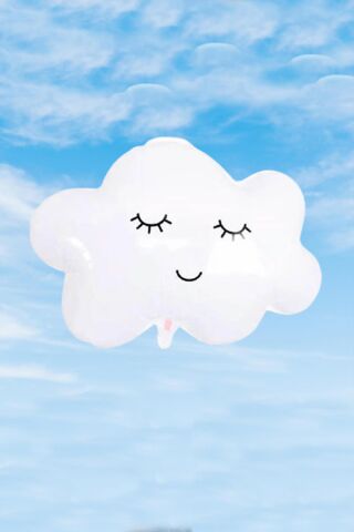 Bulut Şekilli Büyük Boy Folyo Balon