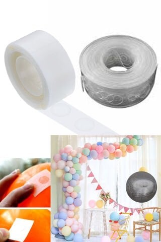 Balon Yapıştırma ve Balon Zinciri Yapma Aparatı , Duvara Balon Yapıştırma Zinciri Yapma Malzemeleri