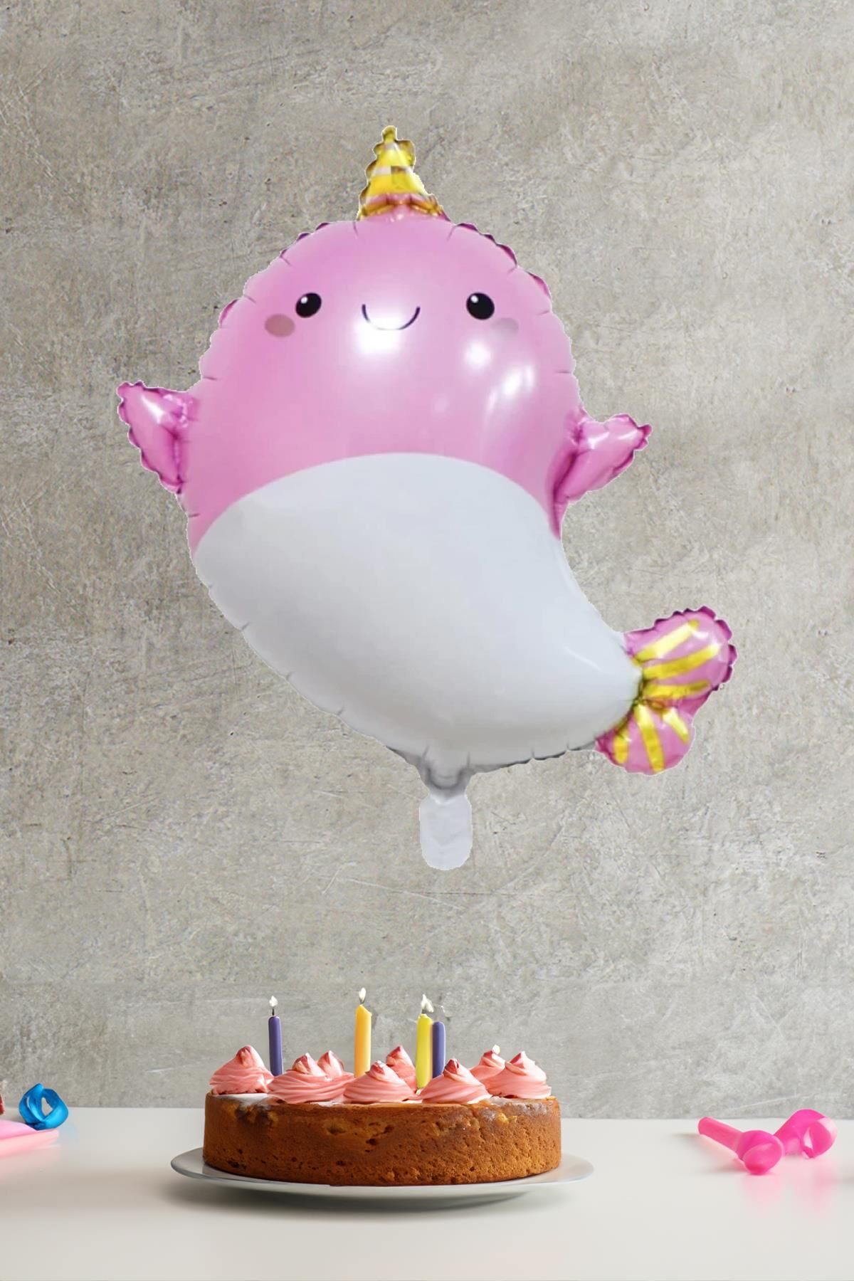 Yunus Folyo Balon Açık Pembe