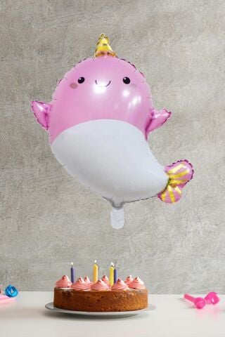 Yunus Folyo Balon Açık Pembe