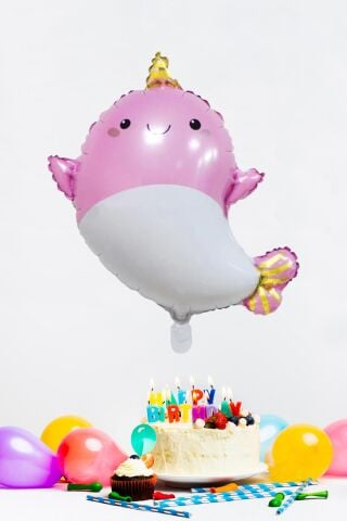 Yunus Folyo Balon Açık Pembe