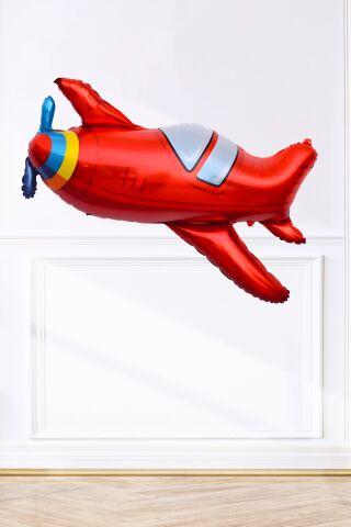 Uçak Şeklinde Büyük Folyo Balon Doğum Günü Parti Balonu