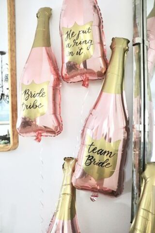 Kadeh Şeklinde Üzerine Yazı Yazılabilir Kalemli Folyo Balon Seti