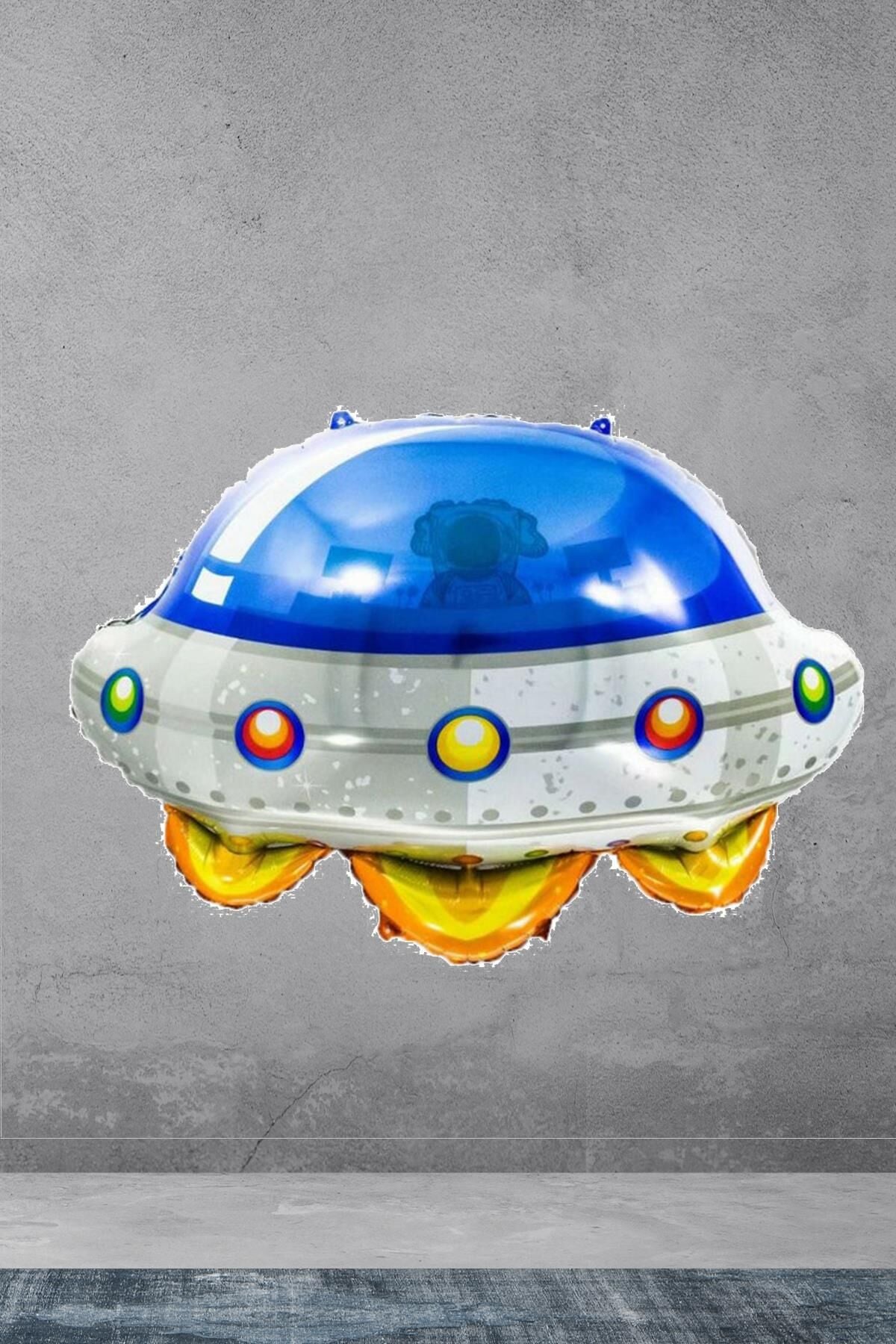 Uçan Daire Ufo Şekilli Uzay Konsept Doğum Günü Balonu