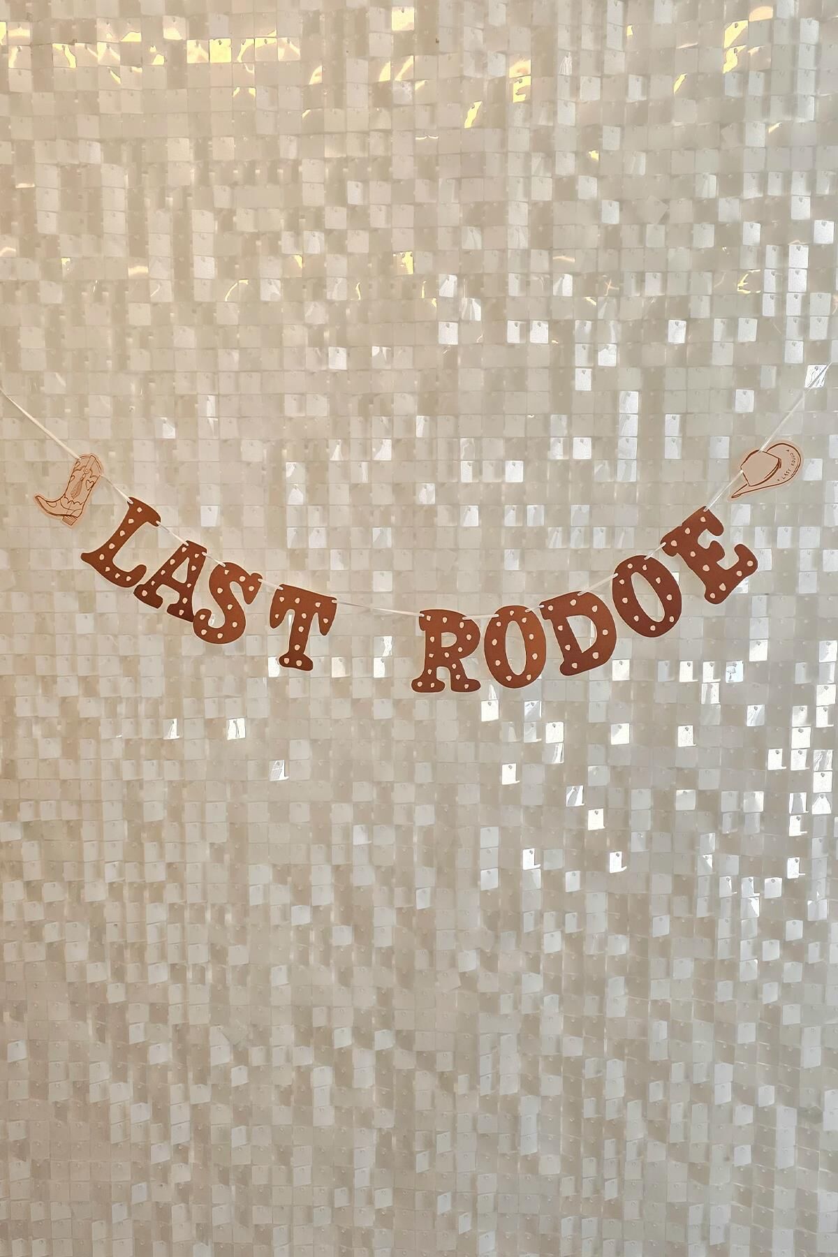 Last Rodeo Konsept Bekarlığa Veda Duvar Süsü