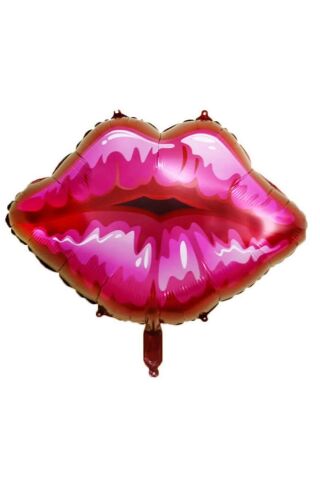 Dudak Şekilli Büyük Folyo Balon Doğum Günü Parti Balonu