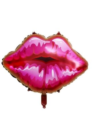 Dudak Şekilli Büyük Folyo Balon Doğum Günü Parti Balonu