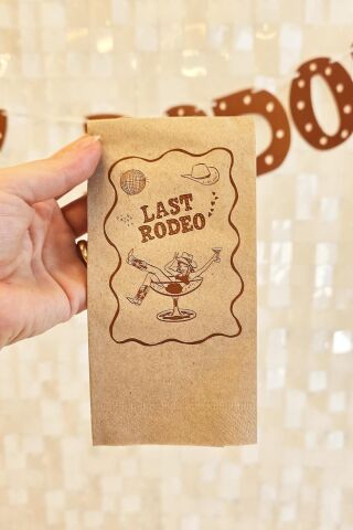 Last Rodeo Konsept Kraft Renk Bekarlığa Veda Peçete 12li Paket