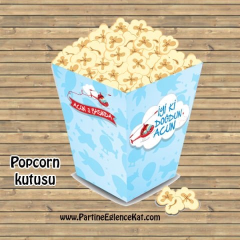 Helikopter Konsept Popcorn Kutusu