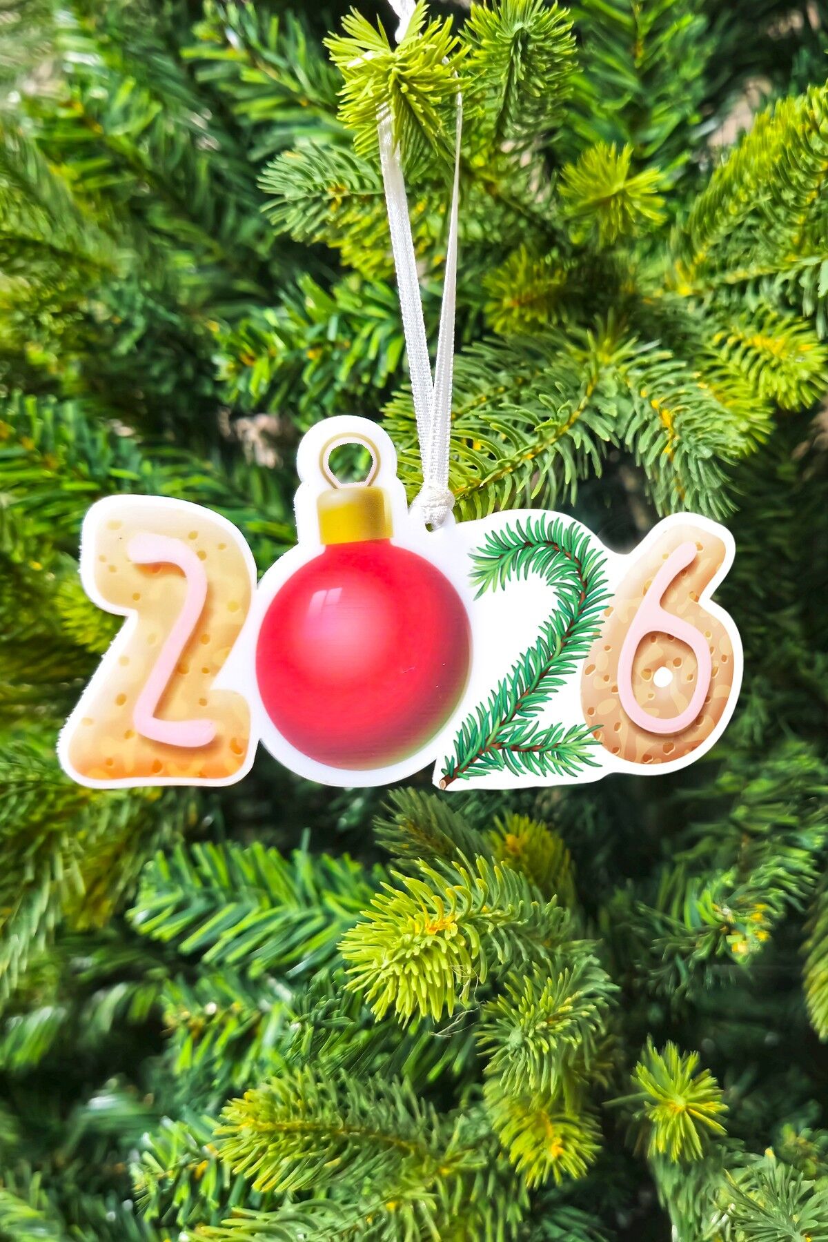 2026 Şekilli Yılbaşı Ağacı Süsü