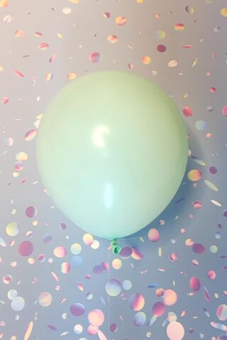 Makaron Yeşil Balon 10 Adet - 12 inc 30 cm Parti Balonu