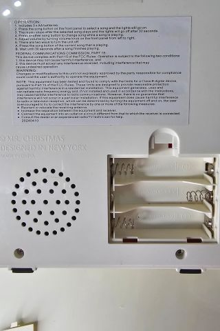 Yılbaşı Müzik Kutusu Yılbaşı Masa Süsü Dekoru Sesli 4 Şarkılı Yılbaşı Süs Obje Müzik Kutusu