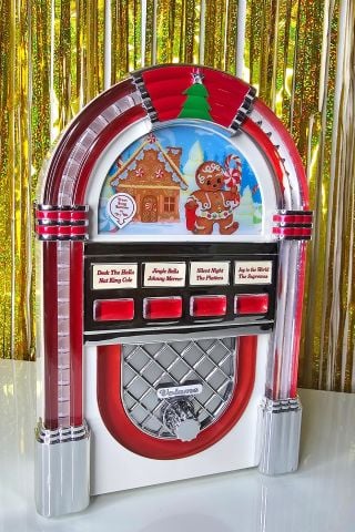 Yılbaşı Müzik Kutusu Yılbaşı Masa Süsü Dekoru Sesli 4 Şarkılı Yılbaşı Süs Obje Müzik Kutusu