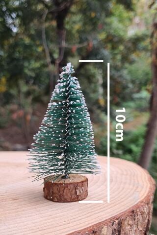 Mini Yılbaşı Ağacı Masa Üstü Süs Çam Ağacı 15cm