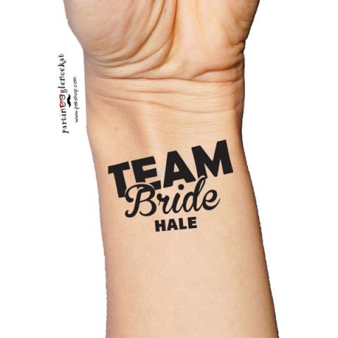 Team Bride Geçici Dövme