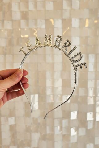 Team Bride Taç Gümüş Nedime Tacı Bekarlığa Veda Tacı Gümüş Team Bride