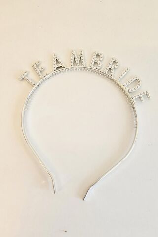 Team Bride Taç Gümüş Nedime Tacı Bekarlığa Veda Tacı Gümüş Team Bride