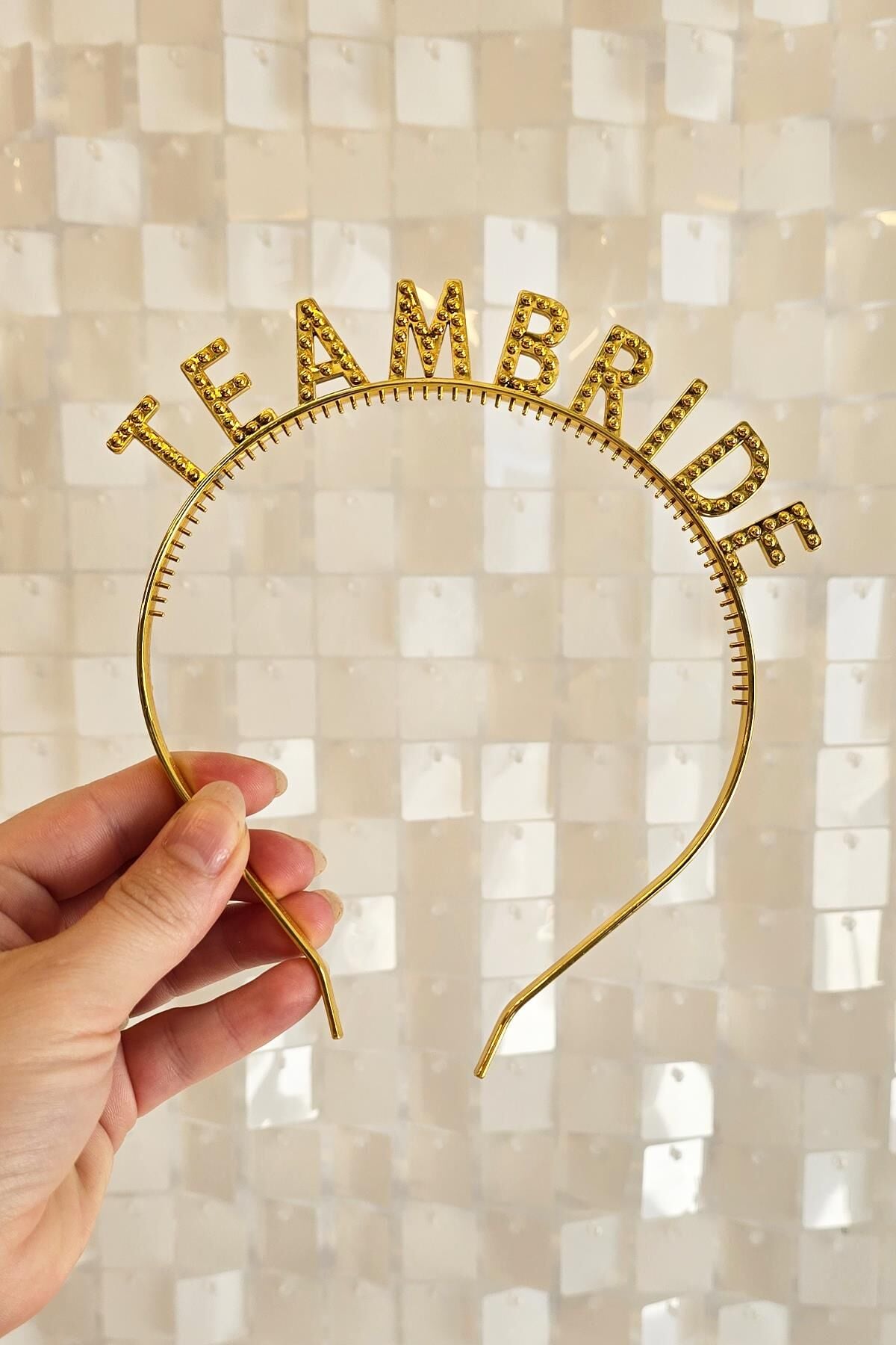 Team Bride Taç Gold Nedime Tacı Bekarlığa Veda Tacı GOLD Team Bride