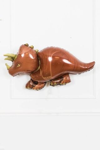 Dinozor Folyo Balon Triceratops Dinazor Balon Doğum Günü Balonu 110cm