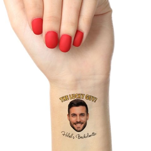 Lucky Konsept Fotoğraflı Geçici Dövme
