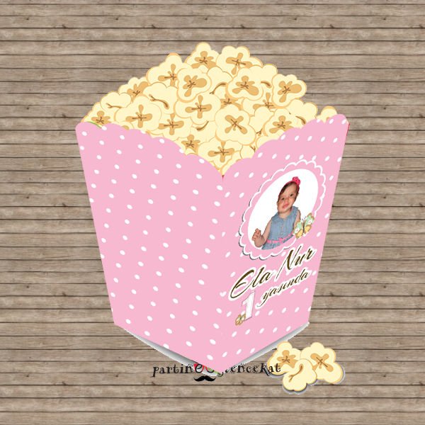 Kelebek Konsept Popcorn Kutusu