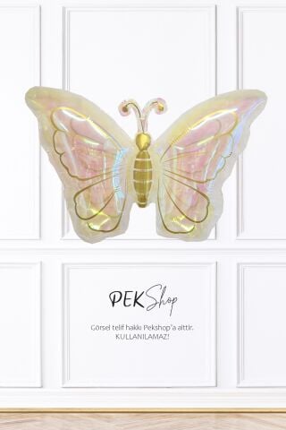 Hologram Kelebek Folyo Balon