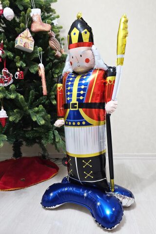 Mızraklı Kurşun Asker Folyo Balon Ayaklı Kurşun Asker Yılbaşı Balonu