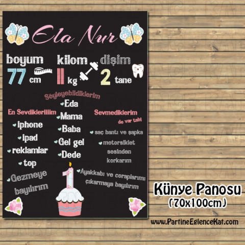 Kelebek Konsept Künye Panosu