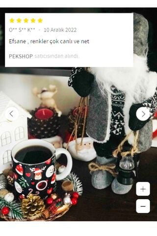 Yılbaşı Desenli Tasarım Kupa Bardak Yılbaşı Hediyesi Kupa Kahve Fincanı