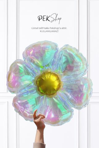 Hologram Papatya Folyo Balon