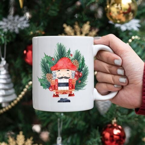 Sevimli Kurşun Asker Kupa Bardak Yılbaşı Hediyesi Kupa Kahve Fincanı