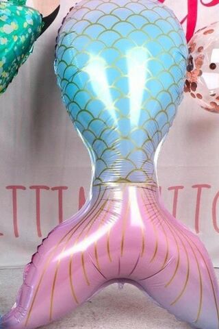 Deniz Kızı Kuyruğu Folyo Balon