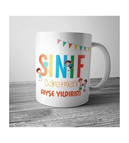 Öğretmenler Günü Hediyesi Kupa Bardak Sınıf Öğretmenine Özel