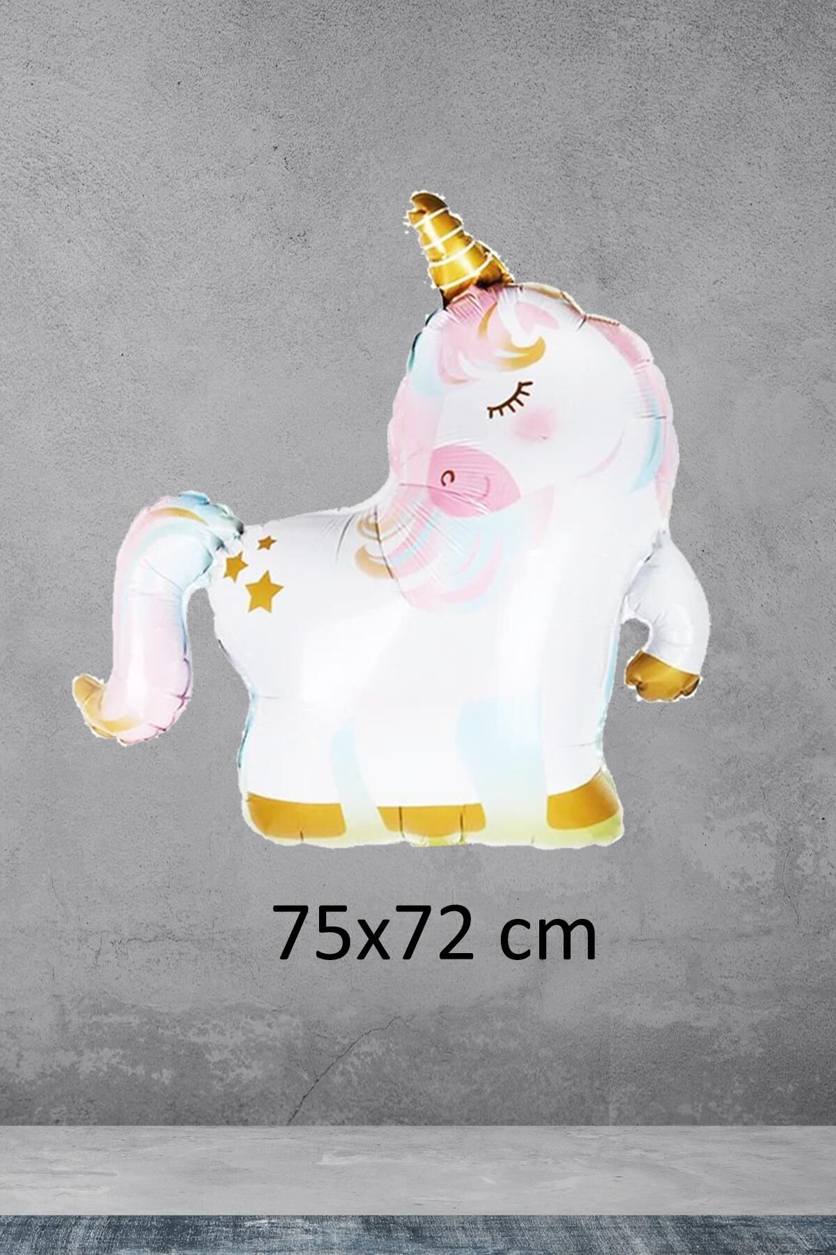 Unicorn Gold Folyo Balon 75 cm
