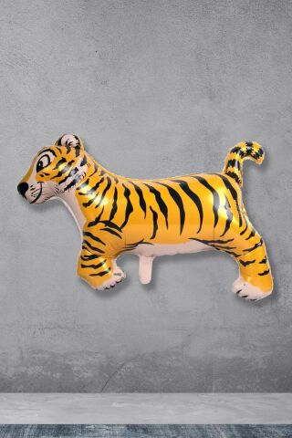 Kaplan Folyo Balon Büyük - Safari Vahşi Hayvan Doğum Günü Konsept