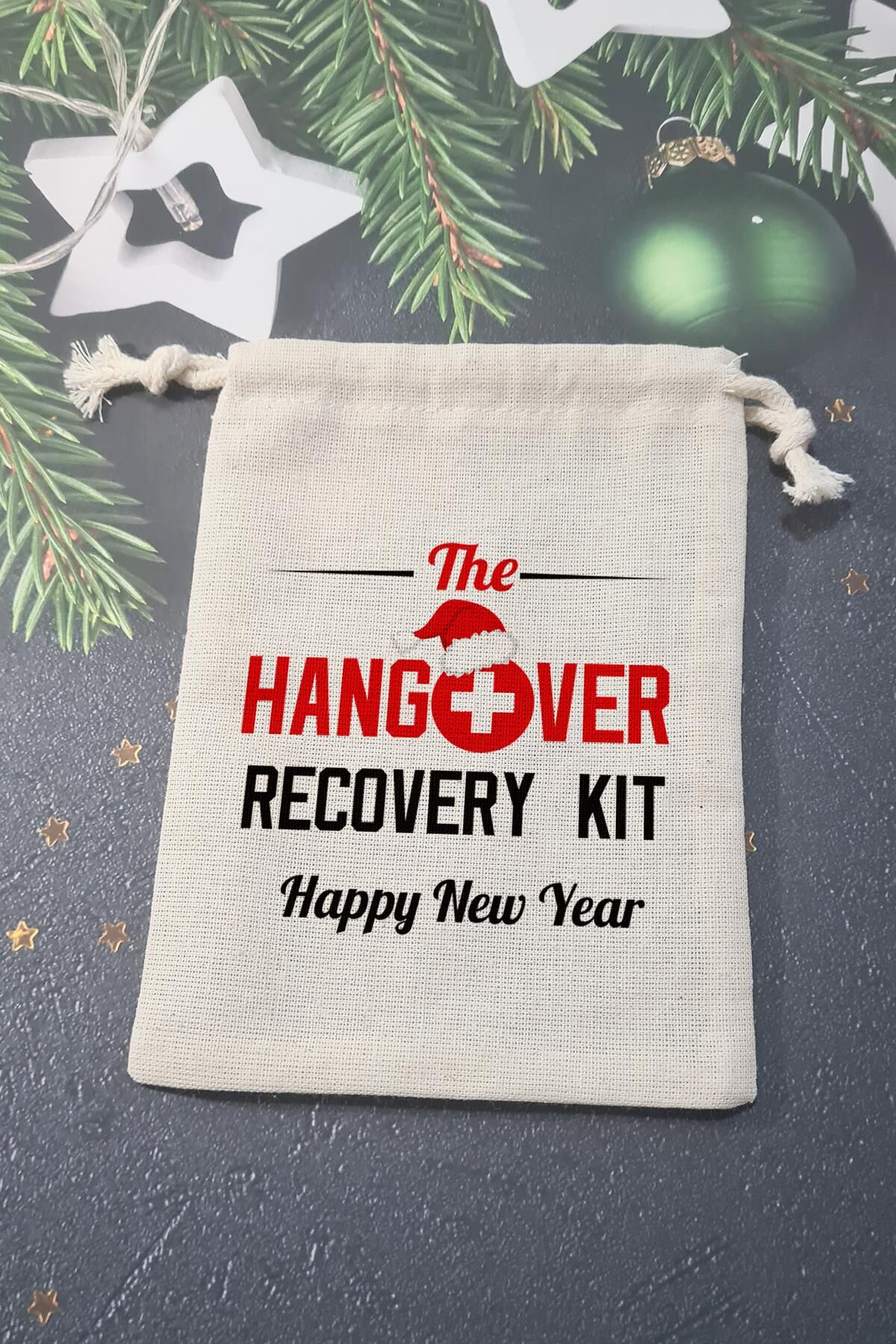 Happy New Year Yılbaşı Partisi Hangover Kit Kesesi