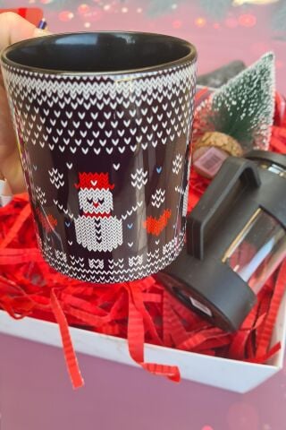 Filtre Kahve Severe Yılbaşı Hediye Seti Yeni Yıl Hediye Kutusu