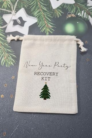 Yılbaşı Ağacı Yılbaşı Partisi Hangover Kit Kesesi