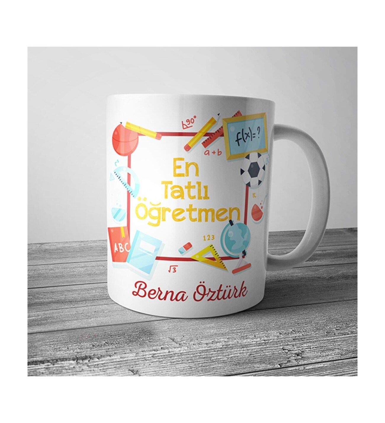 Öğretmenler Günü Hediyesi Kupa Bardak En Tatlı Öğretmene