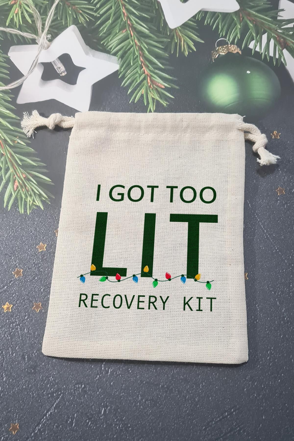 I Got Too Lit Yılbaşı Partisi Hangover Kit Kesesi